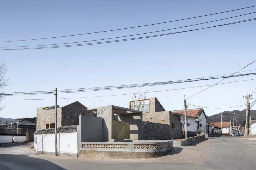 折叠式屋顶庭院住宅丨中国北京丨MAT Office-37