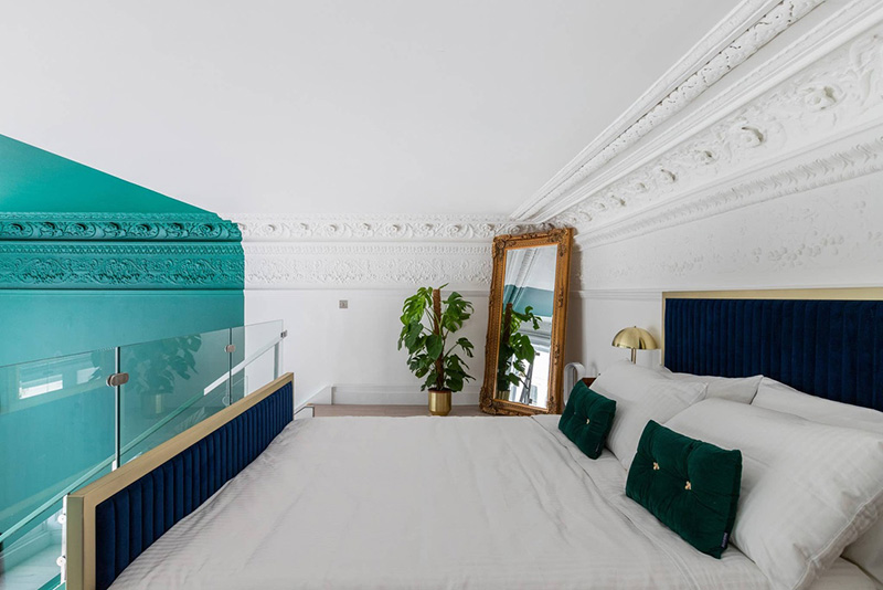 伦敦豪华乔治亚联排别墅里的艺术装饰大胆设计-7