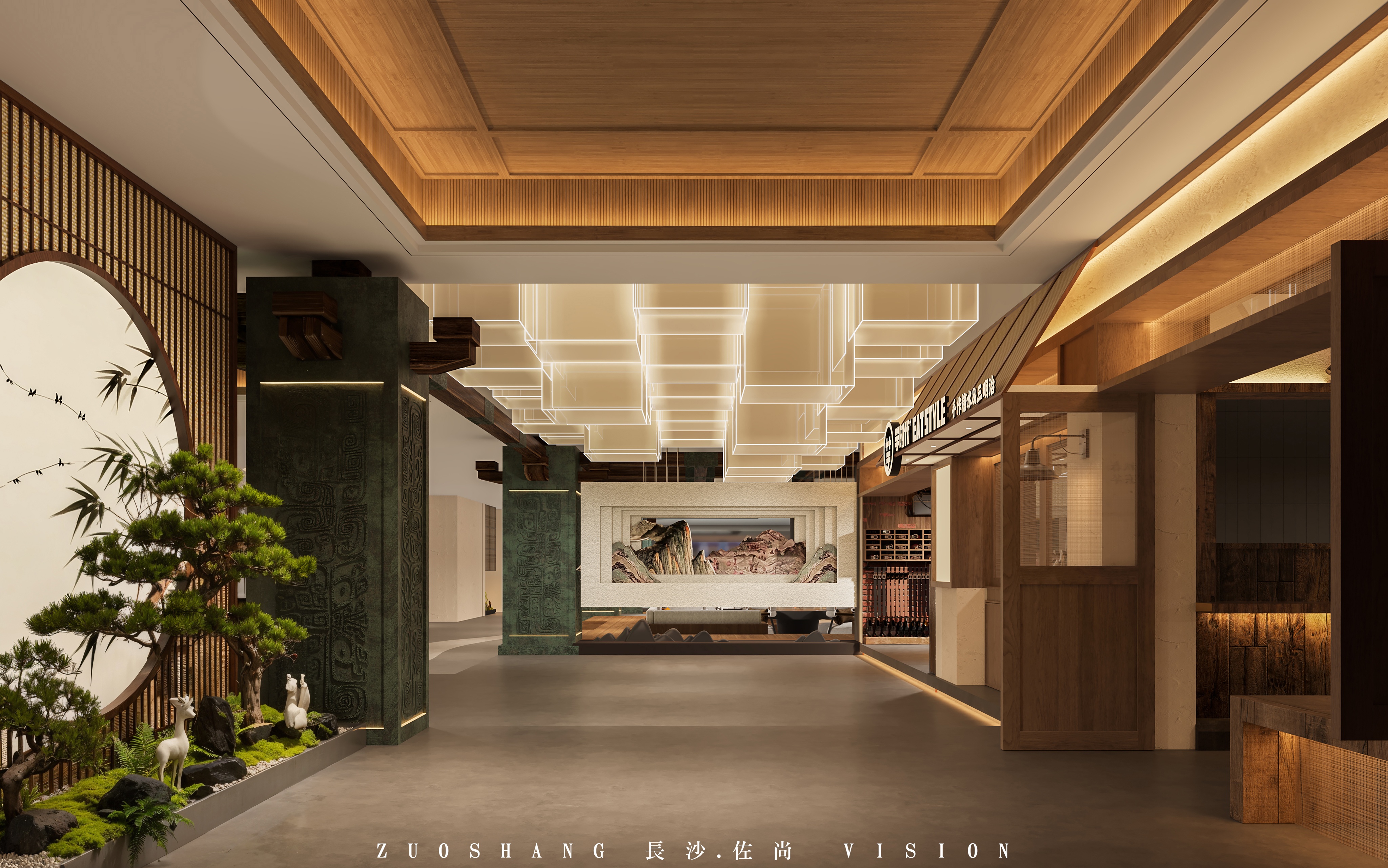 大型工装会所餐饮——长沙佐尚视觉-7