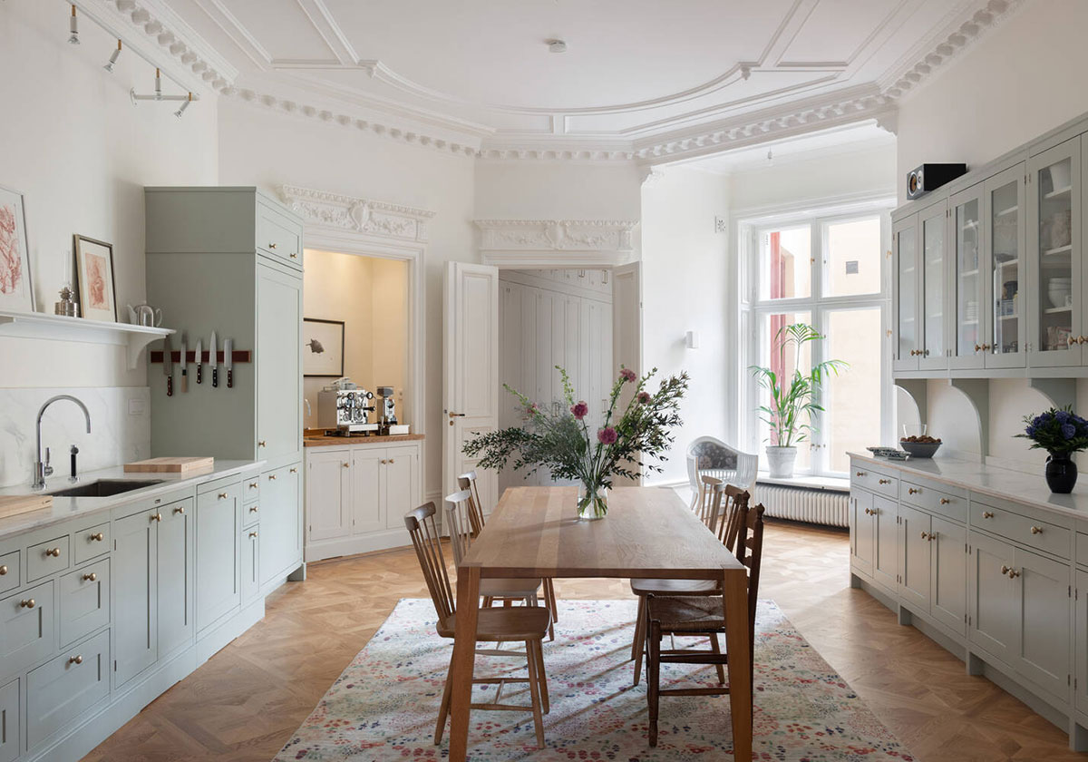 斯德哥尔摩历史建筑中的豪华公寓设计-3