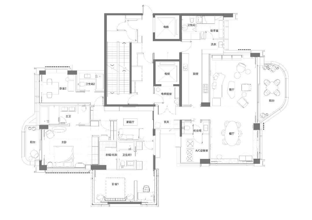 大隐于林 · 香港深水湾半山平层公寓丨中国香港丨LOCUS ASSOCIATES-4