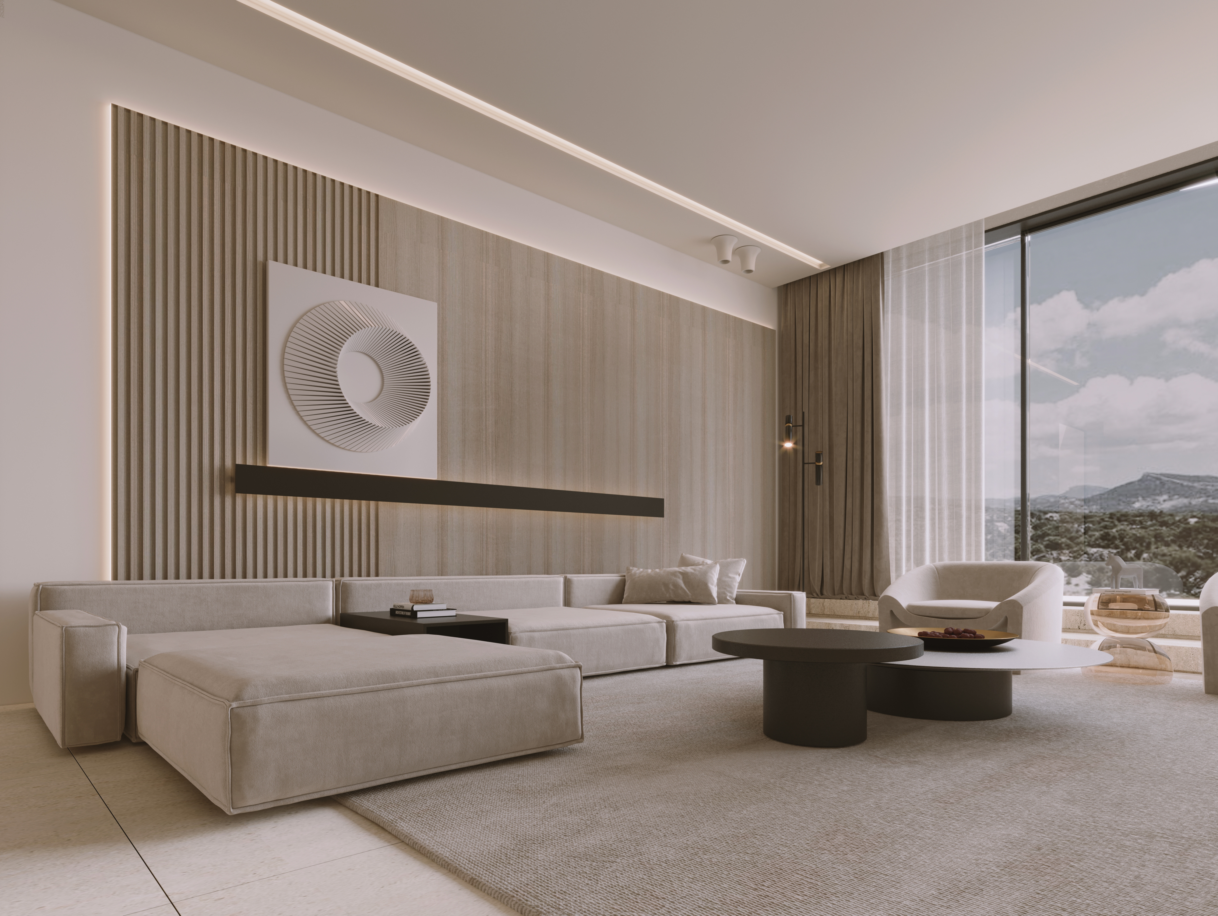 Minimalist Apartment Design - Kuwait-13