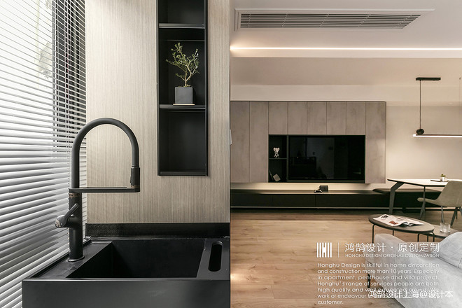 30万元二居80平米装修案例_效果图 - 巧妙合理运用柔和光线打造温馨婚房 - 设计本-11