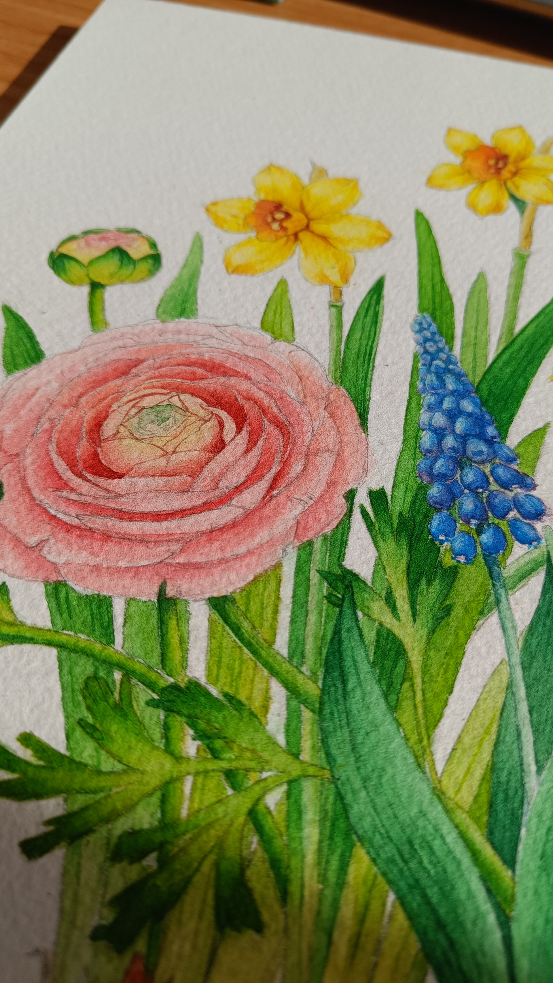 Spring bouquet in an antique vase-9