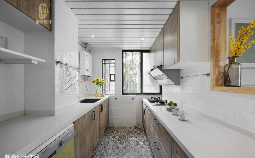 梦天家园北欧风设计,生活阳台变厨房,儿童房学习空间丰富-22