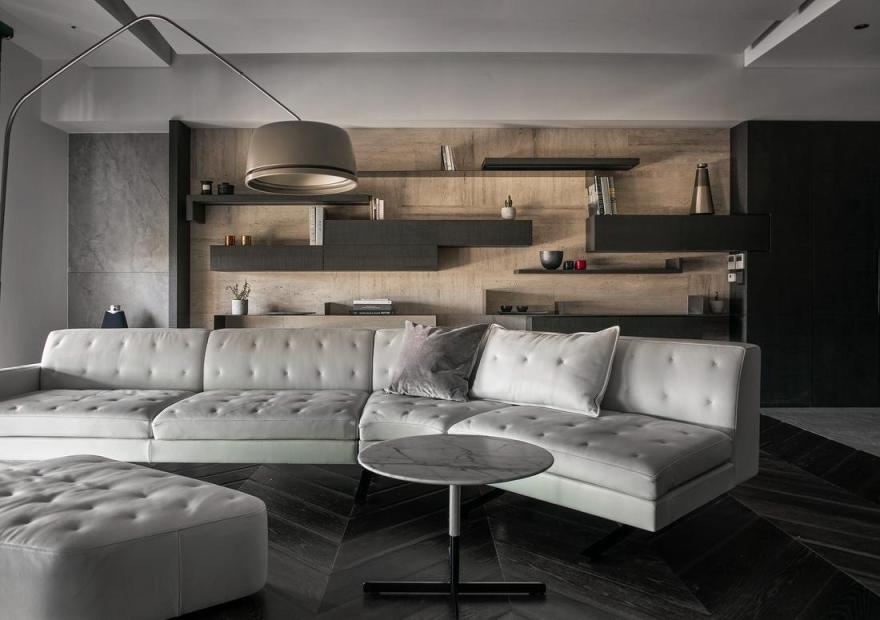 台北 Double Core 别墅,家庭核心与景观轴心-12