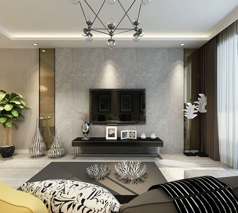 《林翠苑》98 平简约风设计丨中国盘锦丨盘锦楚航装饰-15