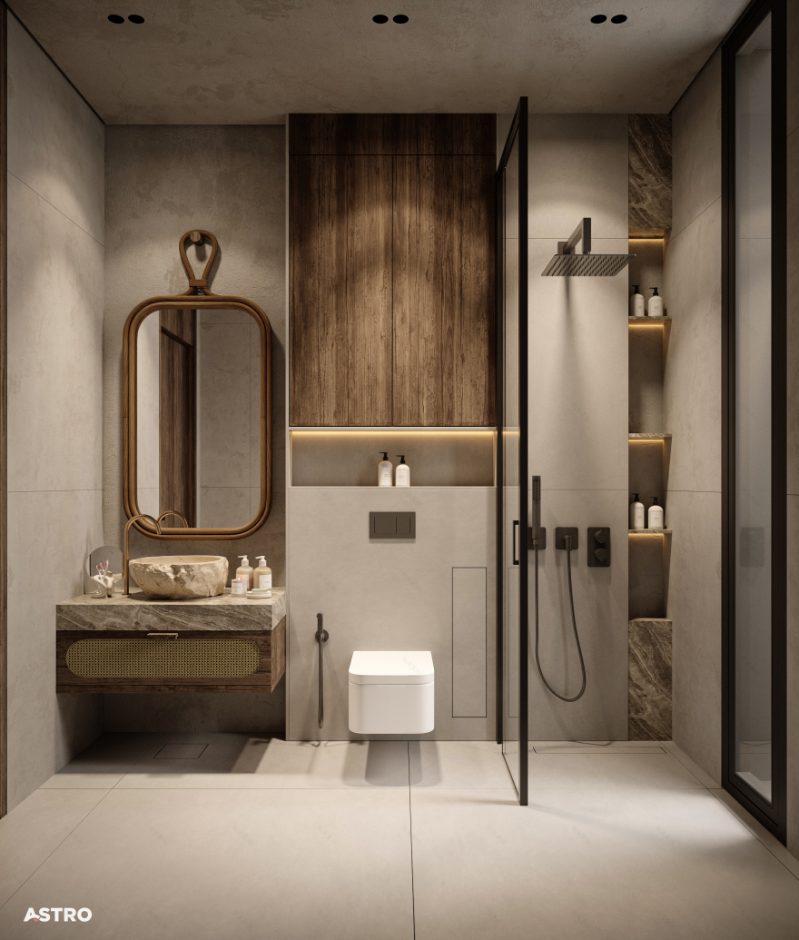 侘寂风卧室设计丨Astro Architects-17