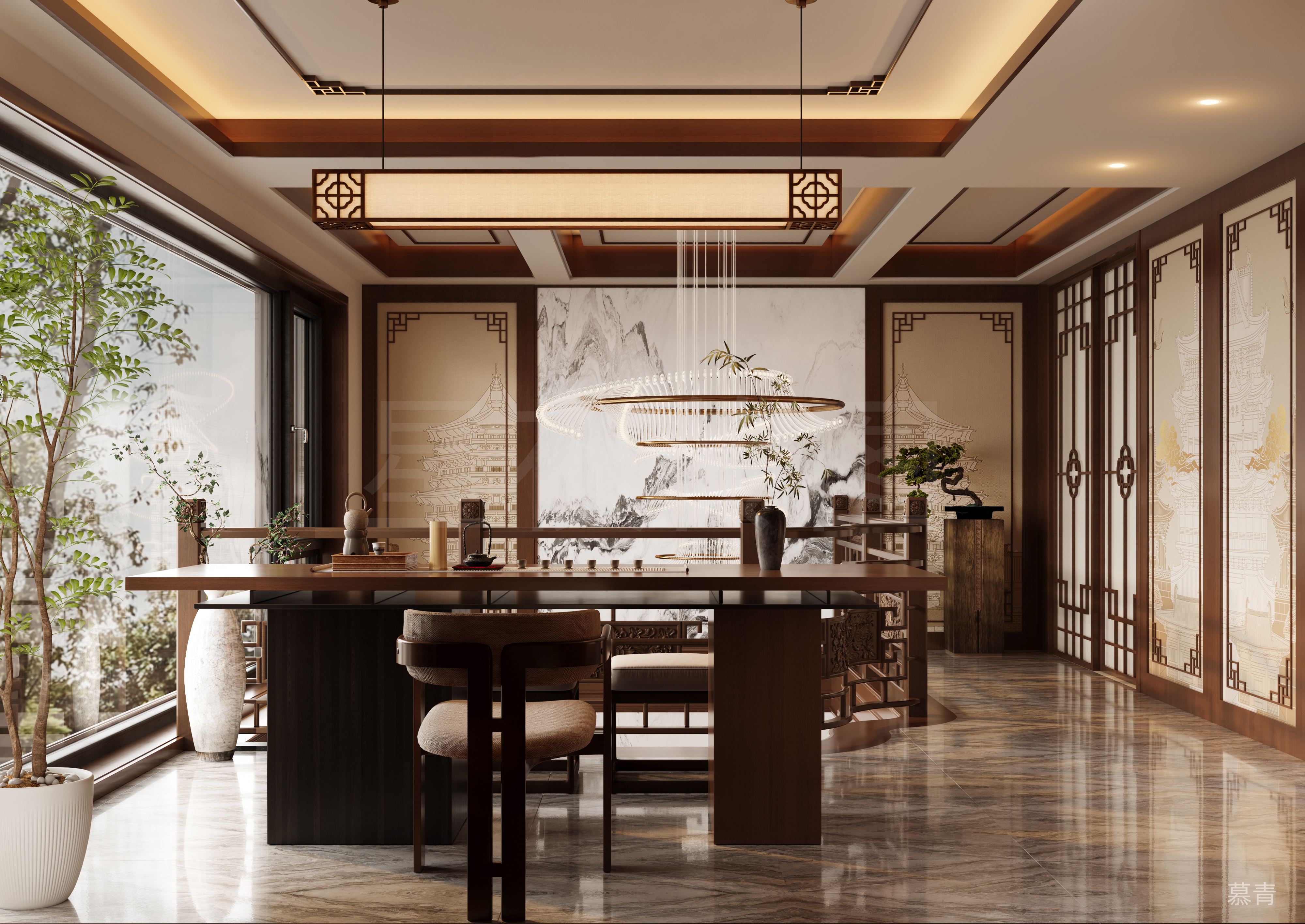 藏在一砖一瓦里的东方气韵，这样的中式家居太绝了-4