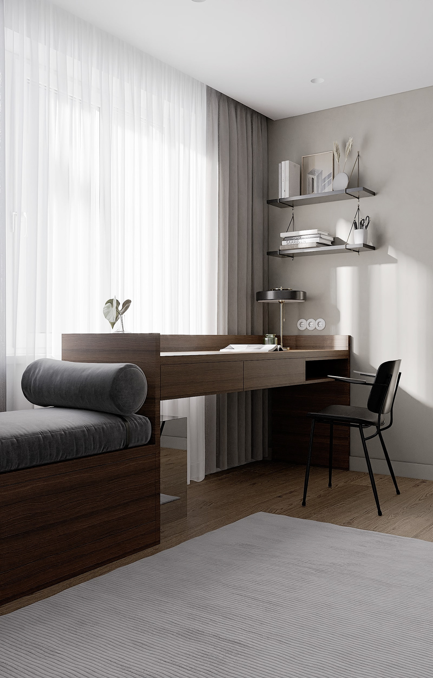 30.96㎡ 白色系小空间设计-10