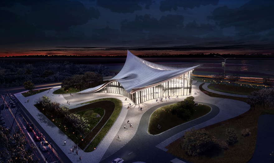 成都红旗汽车城展览中心——BEHIVE Architects 打造的地标性建筑-20