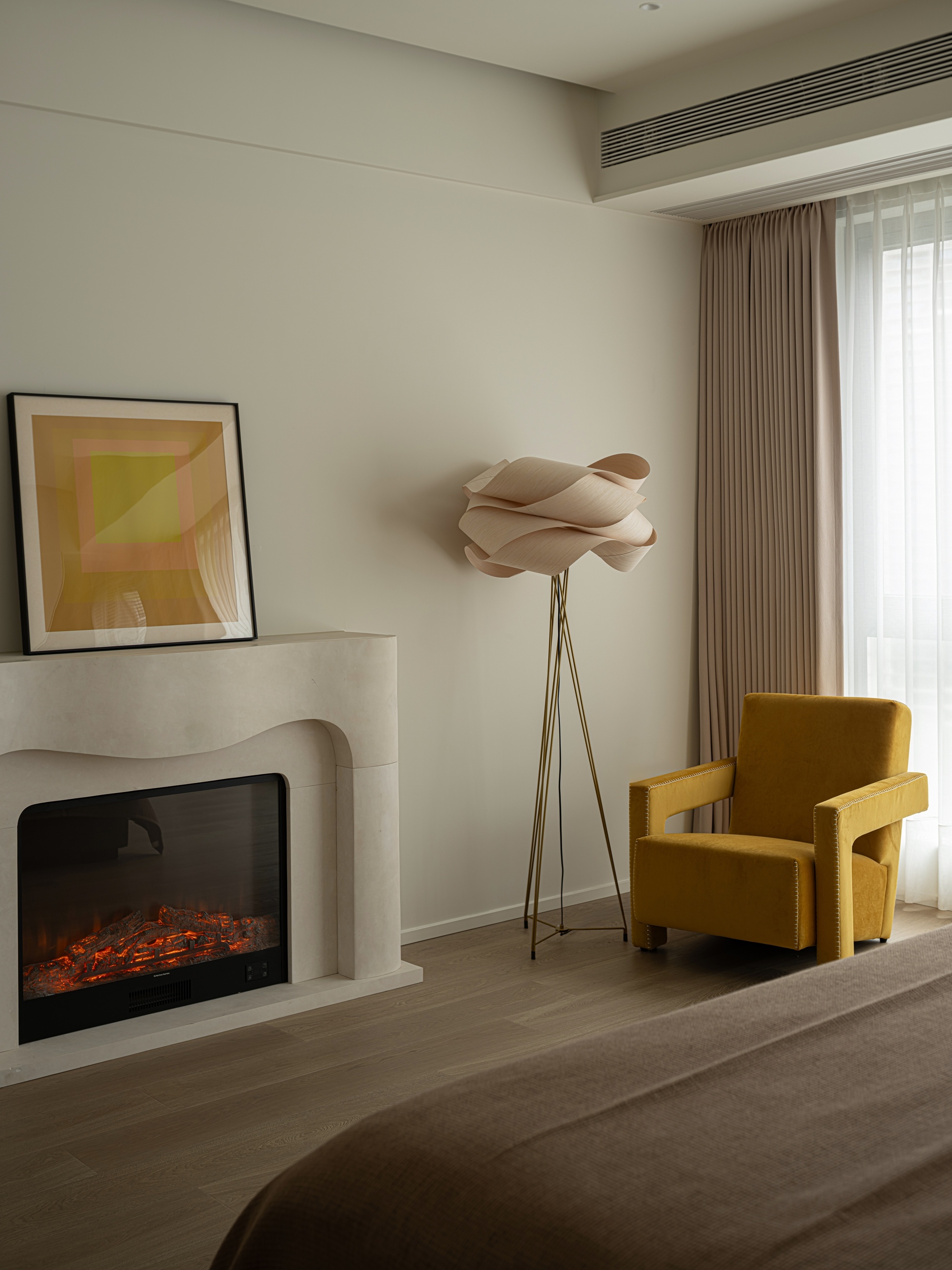 《柔煦》220㎡现代法式丨中国成都丨宏福樘设计-33