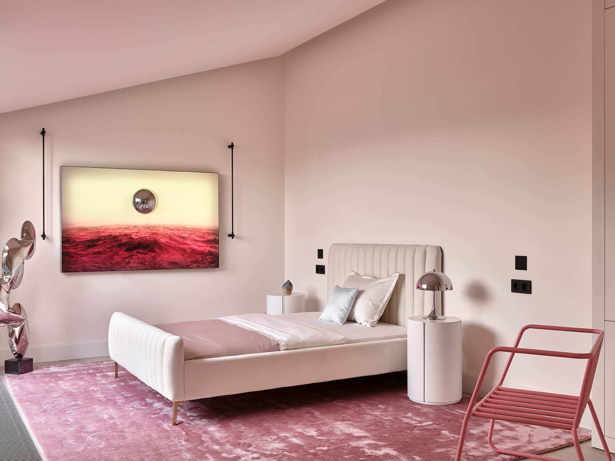 莫斯科色彩鲜艳的现代公寓丨俄罗斯莫斯科丨Well Done Interiors-80