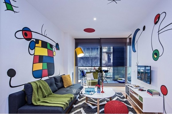 HBD华贝分享夸张涂鸦的公寓-4