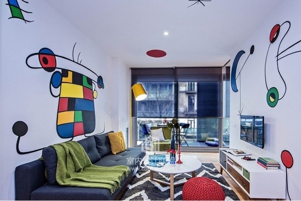 HBD华贝分享夸张涂鸦的公寓-4