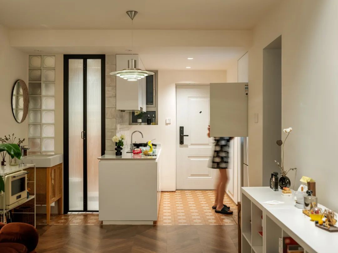 50㎡老破小逆袭 · 开放式布局++ 多功能空间,打造舒适独居小屋丨中国上海丨@李梦婕Maggie-23