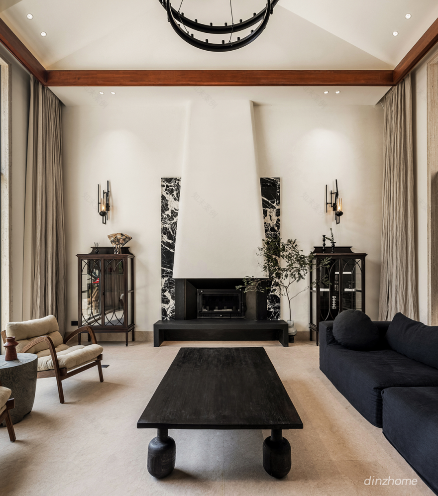 锦艺设计|看这个家如何平衡现代与复古-8