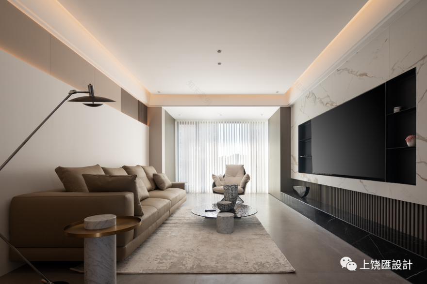 奶油风尚 · 王新涛 135㎡平层空间设计丨中国上饶丨博洛尼全屋定制-7