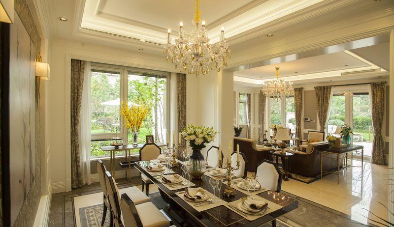 扬州溪上明堂268平米简欧风样板房设计-6