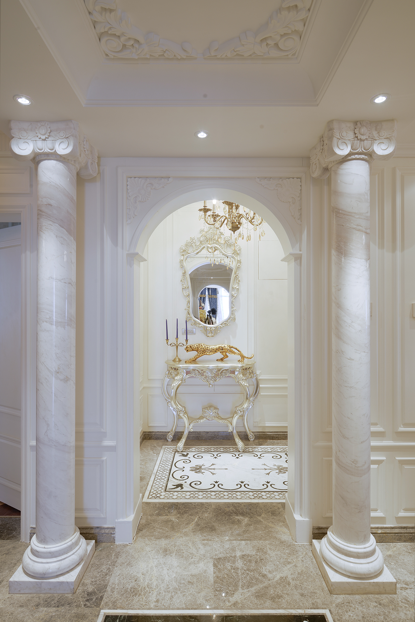 法式贵族风住宅的田园气息-11