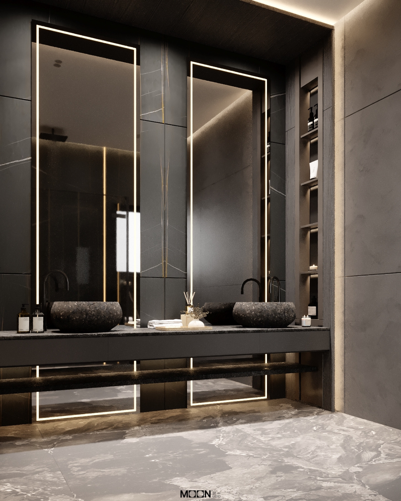 10 m² 卫生间设计丨Moon Studio-5