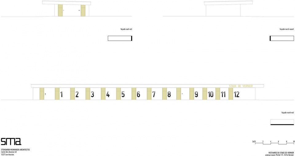 日内瓦 Vernier 运动场更衣室扩建，展现简约实用设计-33