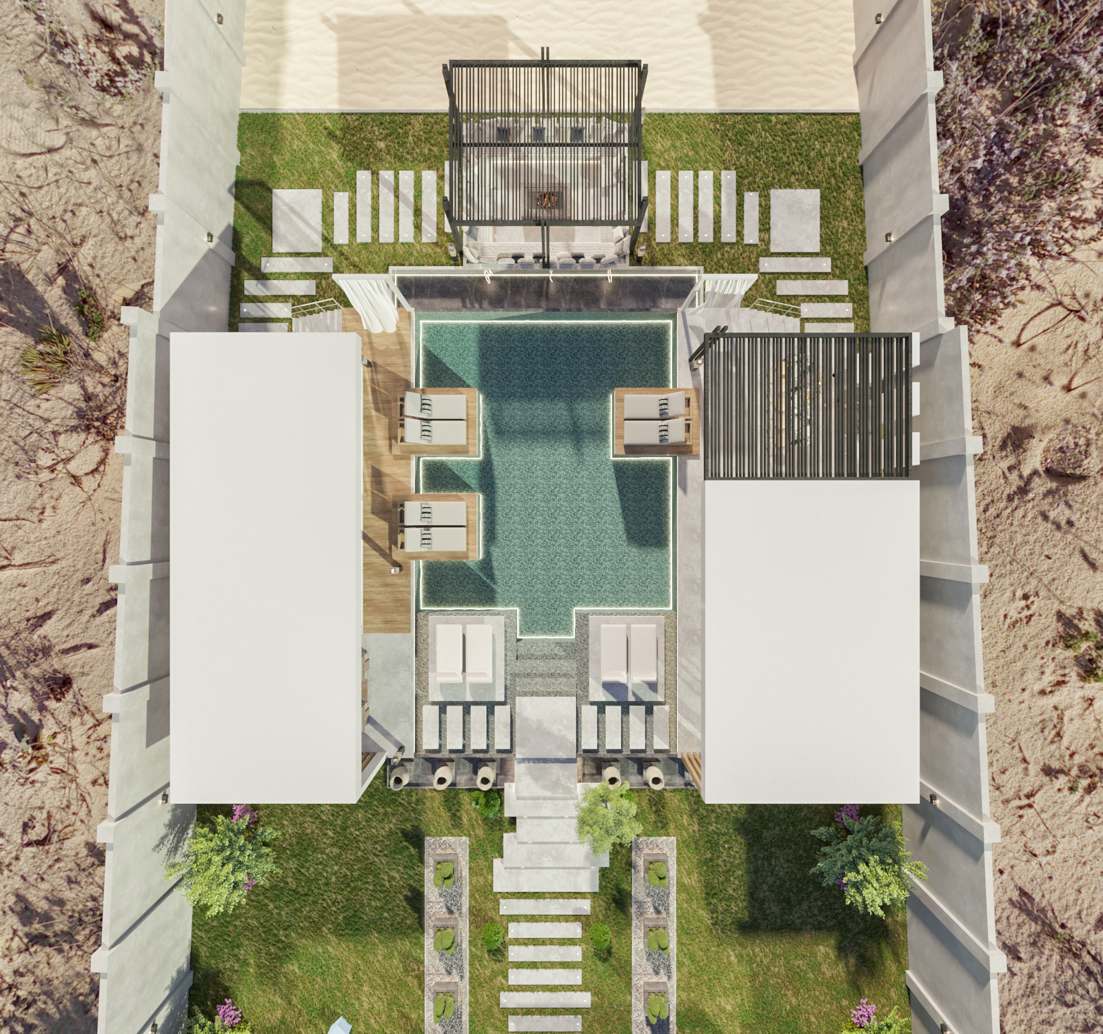 玛丽娜别墅景观丨Citicore interior design llc-20