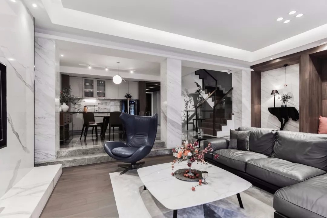 重庆 460㎡现代简约别墅 设计师蒋丹与刘霈婷的完美之作-8