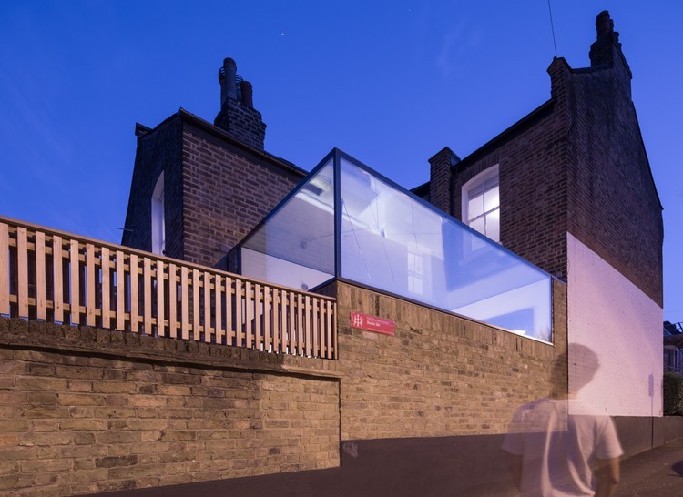 伦敦玻璃盒住宅的室内设计亮点-21