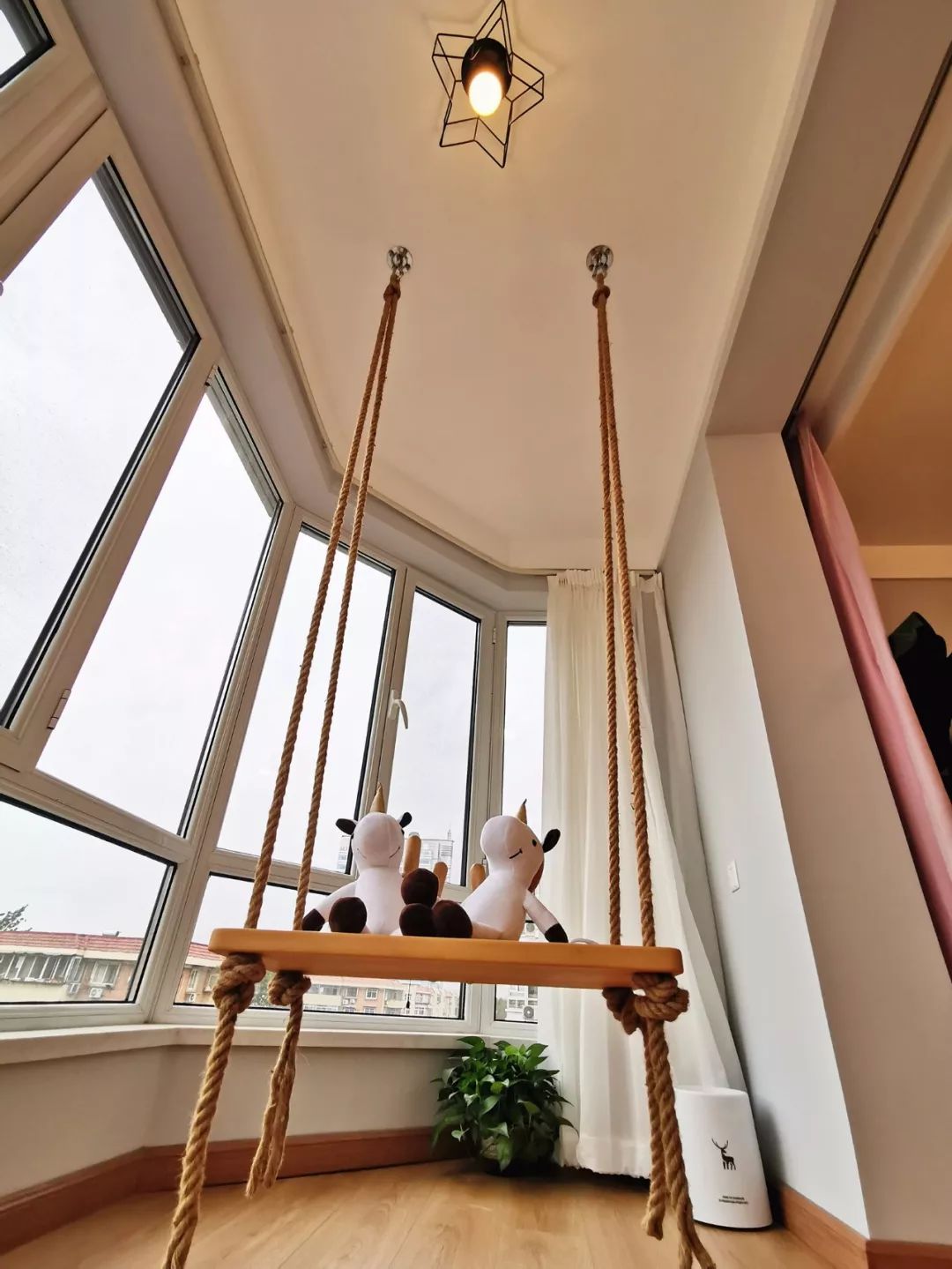 浪漫北欧风爱巢,秋千荡漾幸福生活-47
