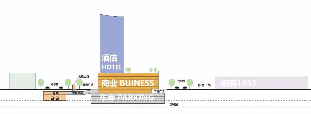 中国建研院原创设计中标“石家庄棉一地块酒店商业综合体”项目设计总承包-8