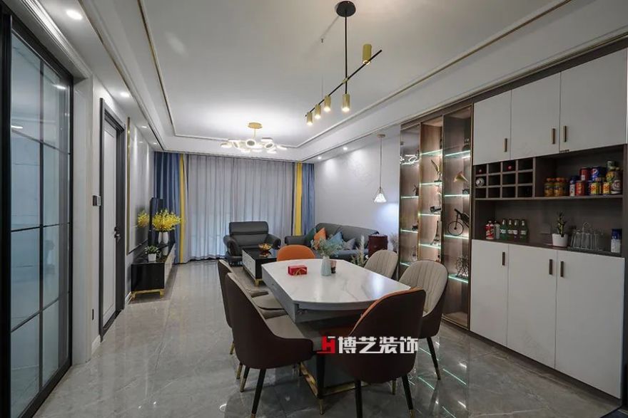 小宅变大家,平湖御龙湾现代简约设计-21