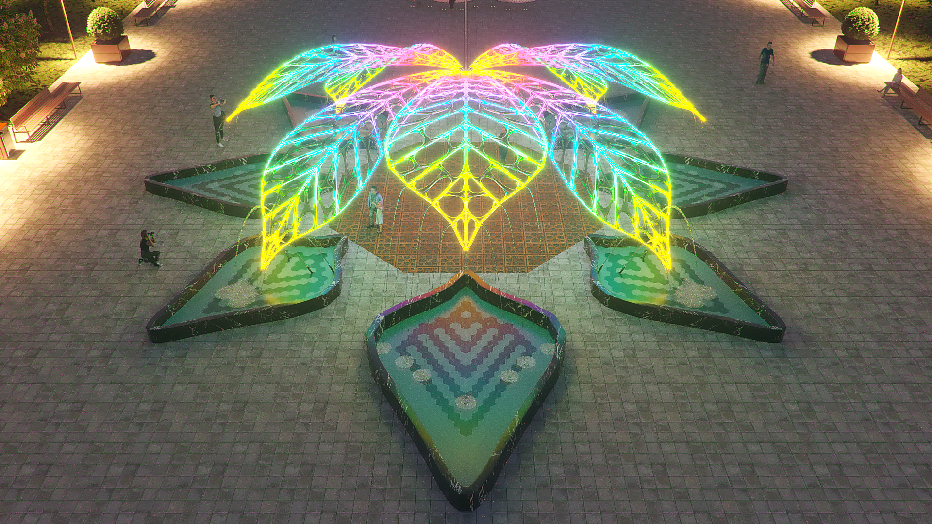 文化广场 板栗喷泉丨UkraineKyiv-19