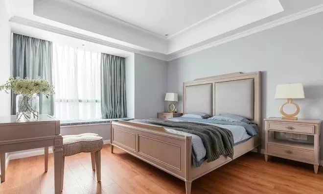 简约美式+浅色调，打造粉粉的温馨小家-35