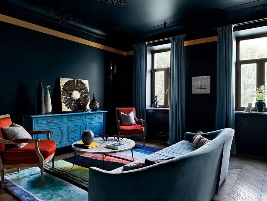 莫斯科市中心典雅浪漫别墅设计丨俄罗斯莫斯科丨Alisa Shabelnikova-6