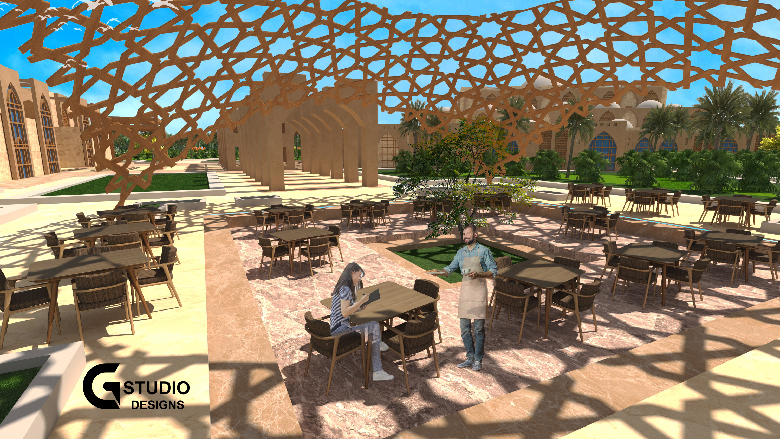 伊斯兰工艺中心（毕业设计）丨埃及丨PSG 工作室设计-16