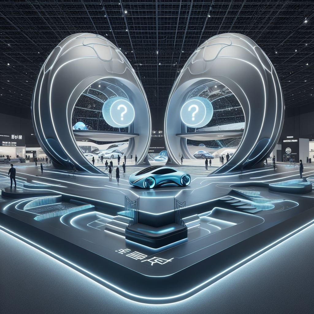 Eggshell-shaped personalized exhibition stand-22