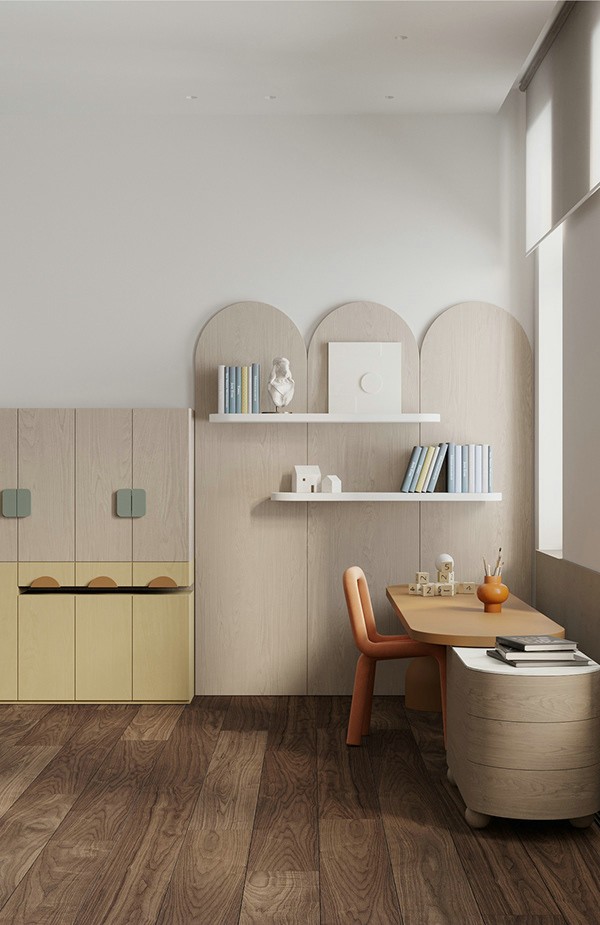 胡桃木搭配绿色，百搭色的时尚演绎-24