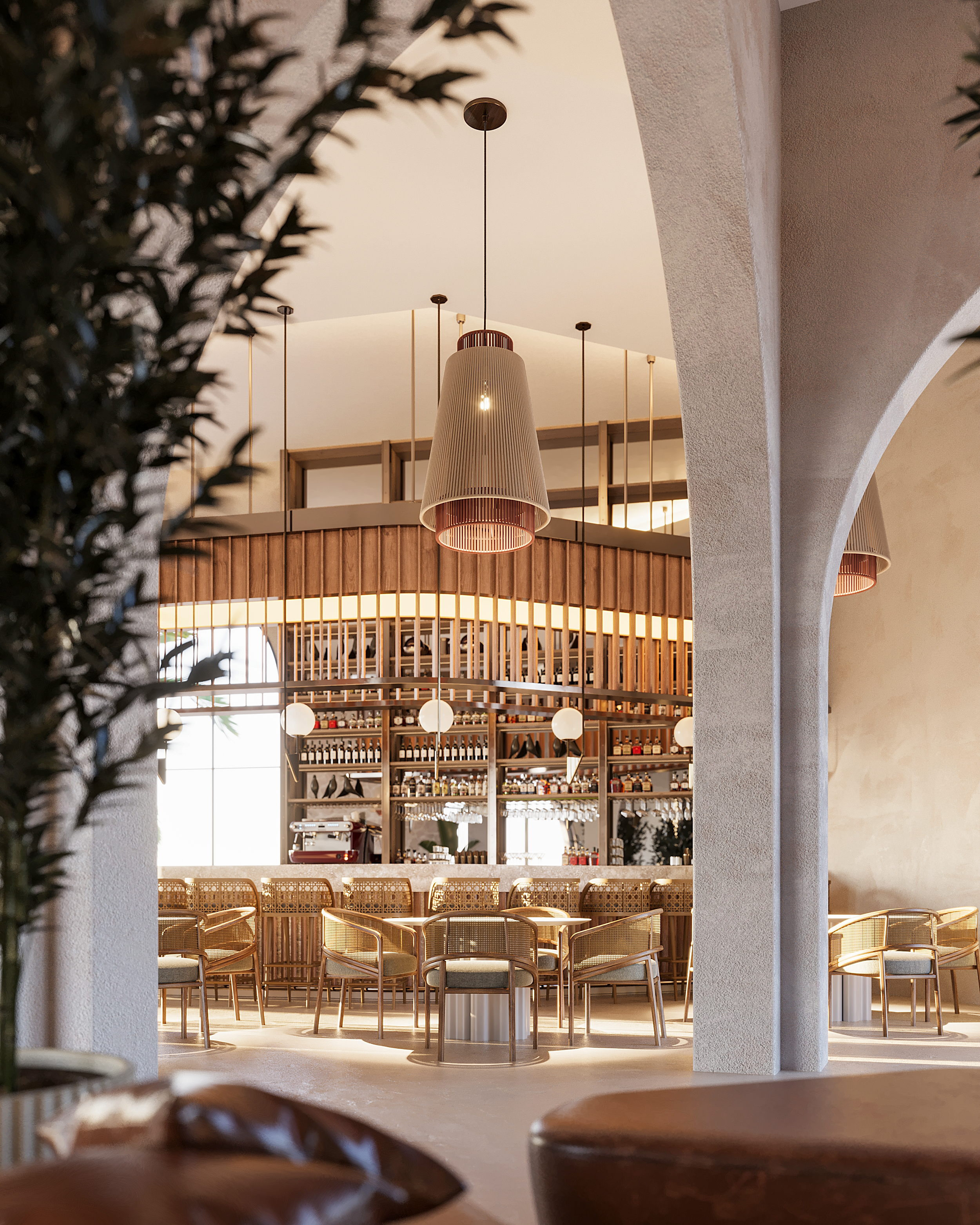 火烈鸟度假村接待厅设计丨埃及丨Mo Ashraf-11