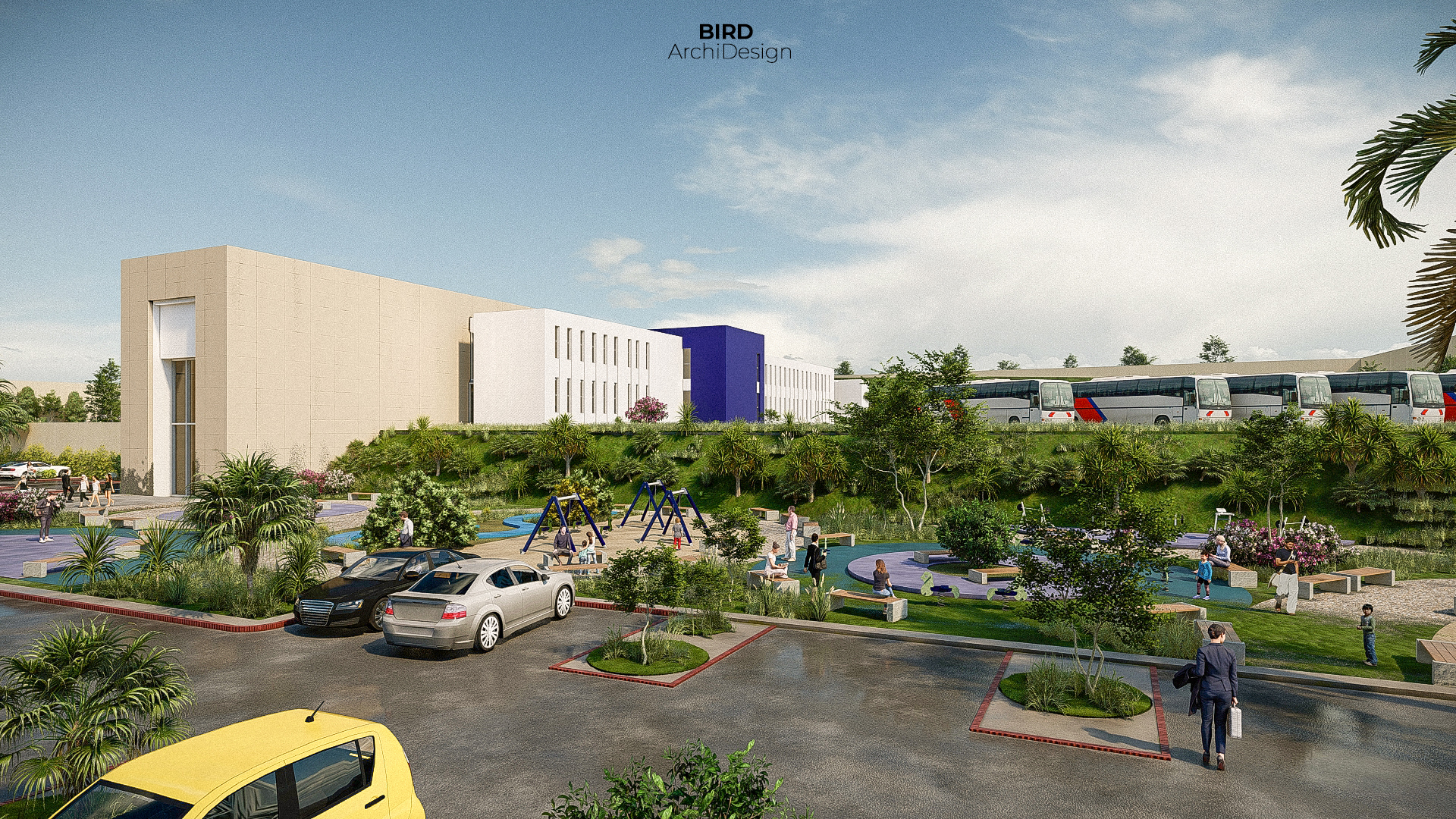 Gare Routière / Landscape Architecture Design-4