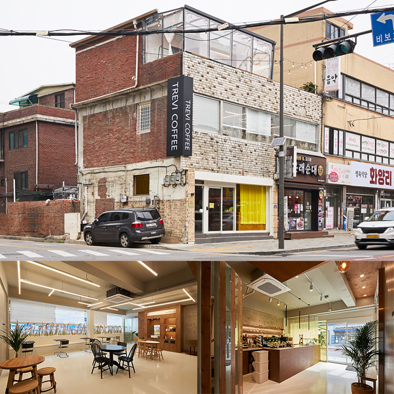 现代简约 39 平咖啡厅室内设计案例-1