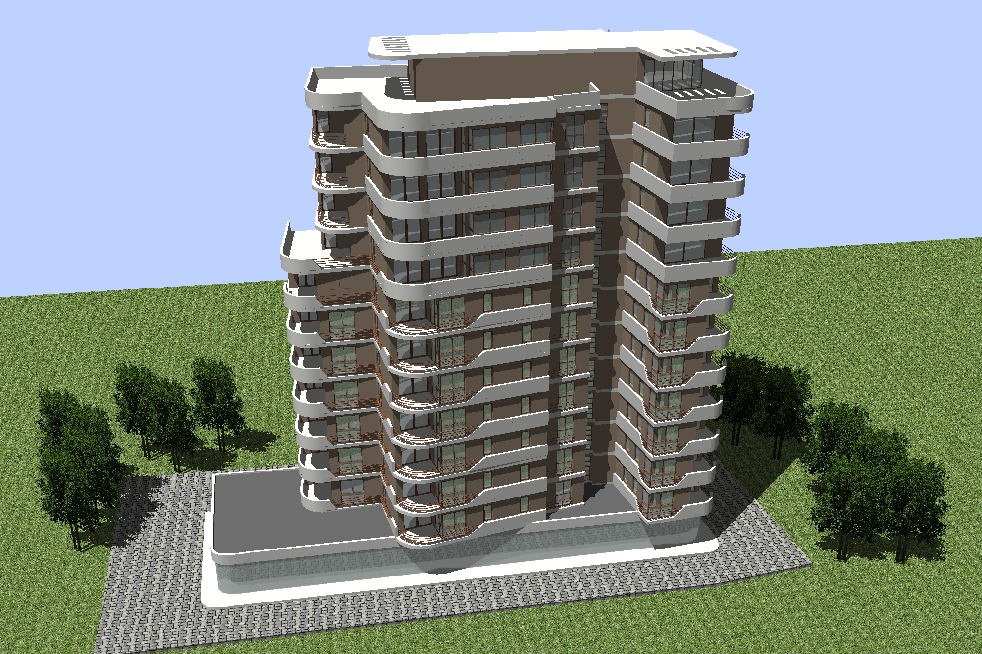 Petek 公寓建筑概念设计-26