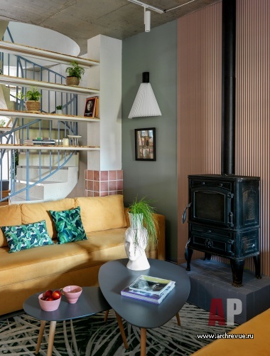 预算内IKEA风格小家庭式三层联排别墅室内设计丨俄罗斯莫斯科丨Бдайциева Ирина（伊琳娜·布代采娃）-15