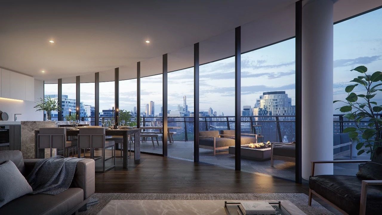 墨尔本 St Boulevard 项目,高科技定制窗户打造城市园林建筑-9