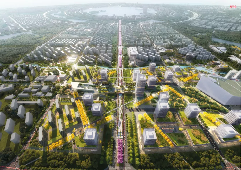临港滴水湖核心区文旅宜居区地区中心“站城一体化”开发方案丨中国上海丨德国 gmp 建筑师事务所-9