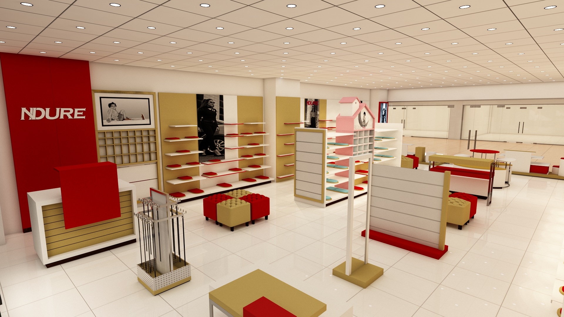 Shoe Store Design - NDURE-3