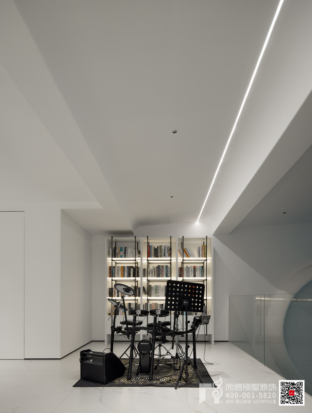 1030㎡现代简约·解构主义与留白美学的空间叙事-26