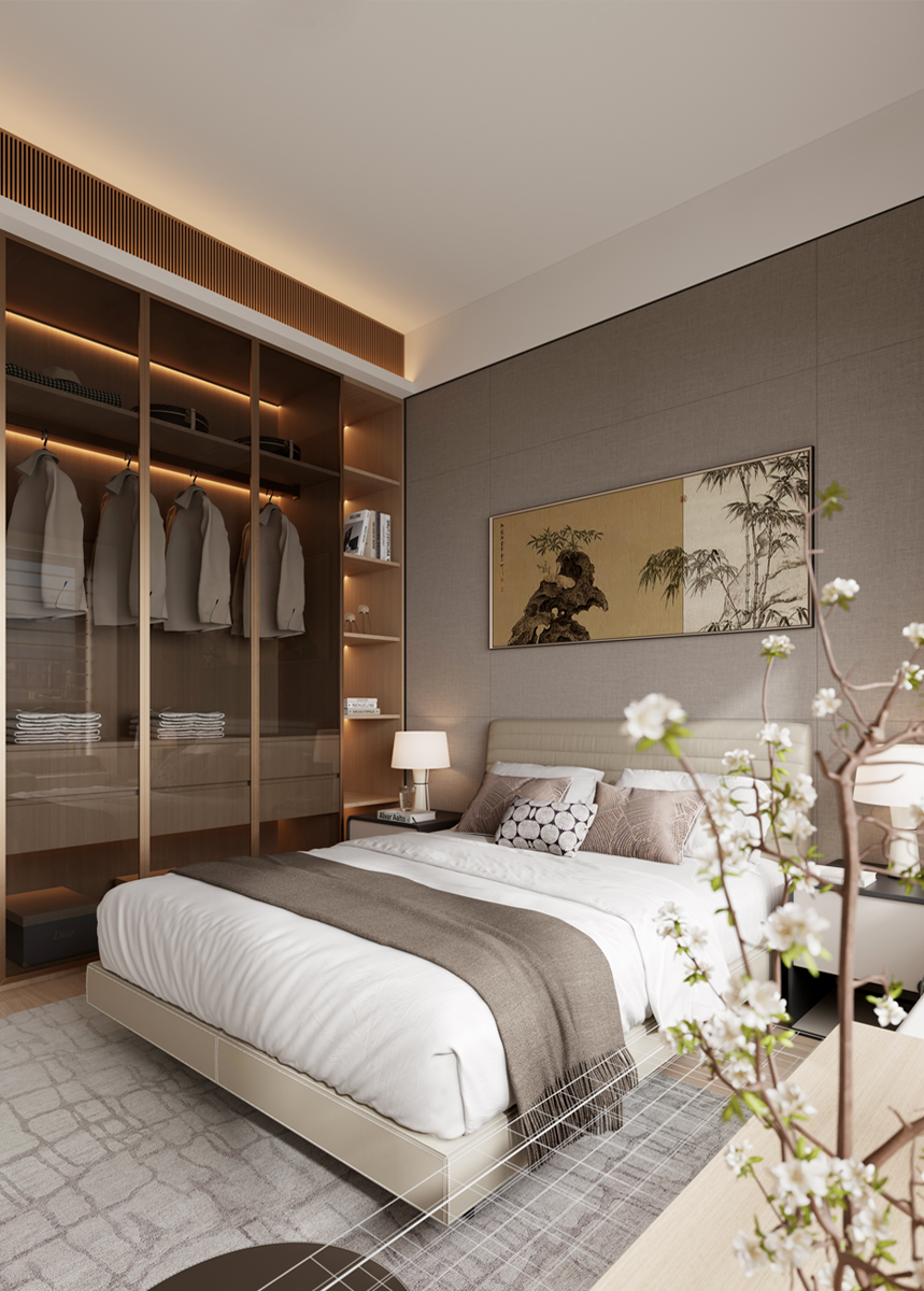 深圳加福华尔登府邸6套样板间室内设计方案丨中国深圳丨戴勇室内设计团队-27