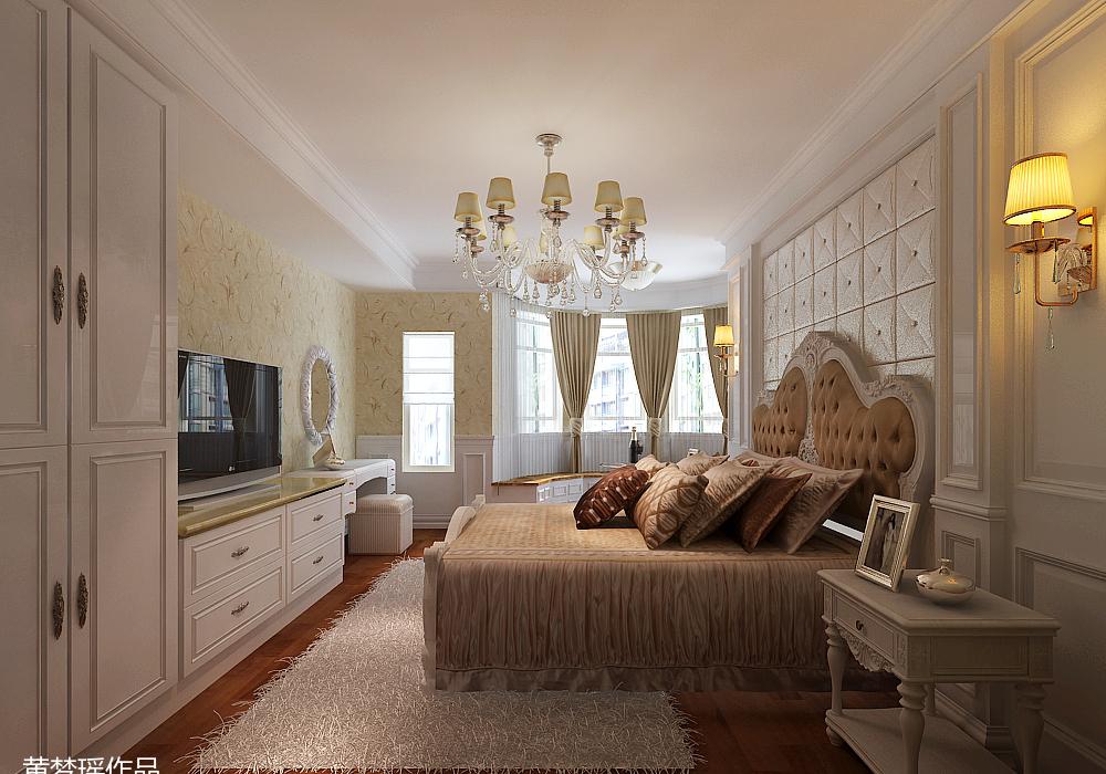 国仕山装修欧式四室两厅三卫 金舍装诠释舒适尊贵生活-21