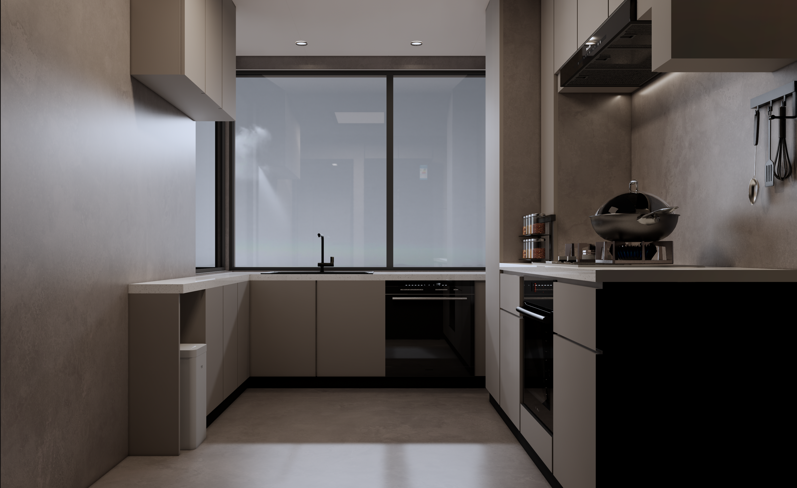 青岛金色慧谷私宅简约风效果设计-6